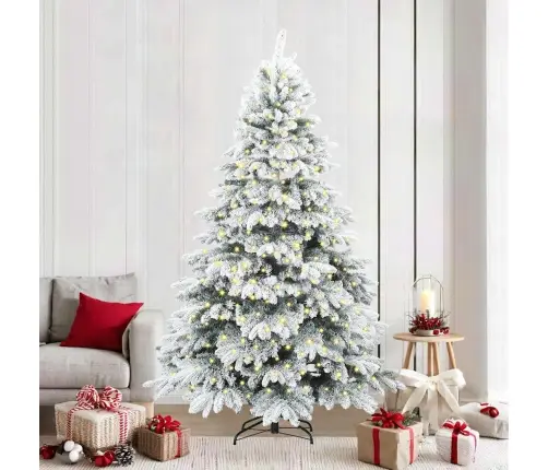 Tehisjõulupuu Koos 300 Led-Iga Roheline 240 Cm Pe Ja Pvc