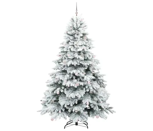 Tehisjõulupuu Koos 300 Led-Iga Roheline 240 Cm Pe Ja Pvc