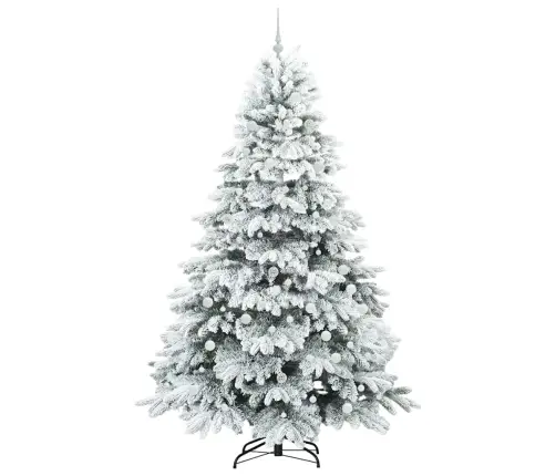 Dirbtinė Kalėdų Eglutė Su 300 Led Žalia 240 Cm Pe Ir Pvc
