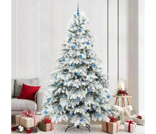 Mākslīgā Ziemassvētku Eglīte Su 300 Led Zaļa 240 Cm Pe Un Pvc Vidaxl