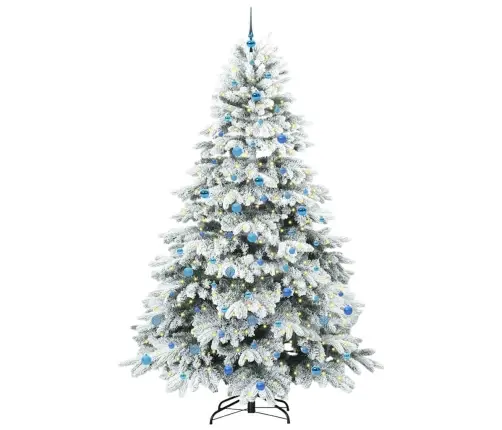 Mākslīgā Ziemassvētku Eglīte Su 300 Led Zaļa 240 Cm Pe Un Pvc Vidaxl