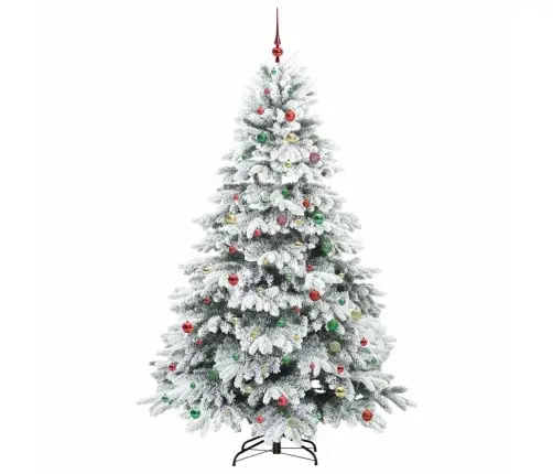 Tehisjõulupuu Koos 300 Led-Iga Roheline 240 Cm Pe Ja Pvc