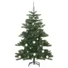 Mākslīgā Saliekamā Ziemassvētku Egle Ar Statīvu Zaļa 150 Cm Pvc Vidaxl