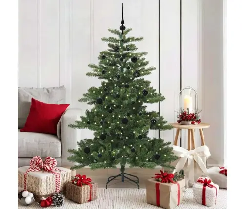 Kunstlik Kokkupandav Jõulupuu Koos Alusega Roheline 150 Cm Pvc