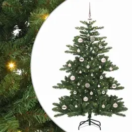 Kunstlik Kokkupandav Jõulupuu Koos 150 Led-Iga 150 Cm Pvc