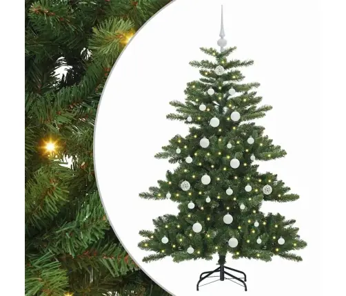Dirbtinė Sulankstoma Kalėdų Eglutė Su 150 Led 150 Cm Pvc