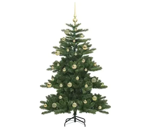 Mākslīgā Saliekamā Ziemassvētku Egle With Leds 150Cm Pvc Vidaxl Mākslīgā Saliekamā Ziemassvētku Egle With Leds 150Cm Pvc Vidaxl