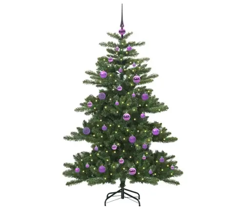 Mākslīgā Saliekamā Ziemassvētku Egle With Leds 150Cm Pvc Vidaxl