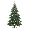 Mākslīgā Saliekamā Ziemassvētku Egle Ar 300 Led Zaļa 180 Cm Pvc Vidaxl