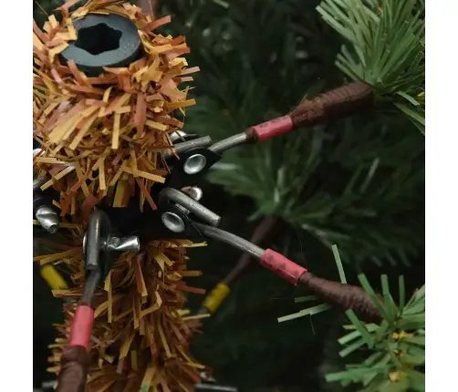 Mākslīgā Saliekamā Ziemassvētku Egle With Leds 180Cm Pvc Vidaxl Mākslīgā Saliekamā Ziemassvētku Egle With Leds 180Cm Pvc Vidaxl