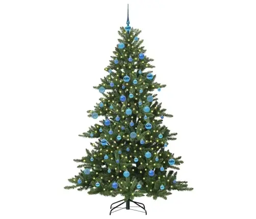 Dirbtinė Sulankstoma Kalėdų Eglutė Su 300 Led 180 Cm Pvc