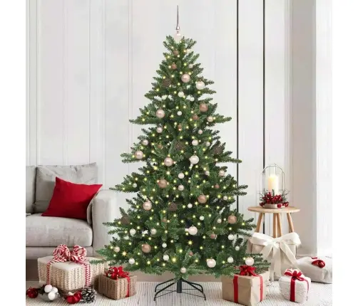 Kunstlik Kokkupandav Jõulupuu Koos 300 Led-Iga 210 Cm Pvc Kunstlik Kokkupandav Jõulupuu Koos 300 Led-Iga 210 Cm Pvc