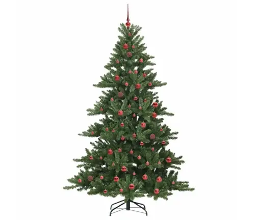 Mākslīgā Saliekamā Ziemassvētku Egle With Leds 210Cm Pvc Vidaxl