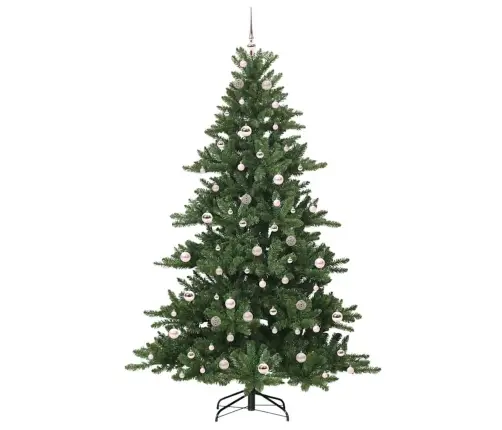 Kunstlik Kokkupandav Jõulupuu Koos 300 Led-Iga 210 Cm Pvc