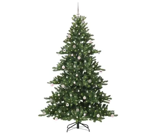 Dirbtinė Sulankstoma Kalėdų Eglutė Su 300 Led 240 Cm Pvc