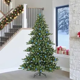 Kunstlik Kokkupandav Jõulupuu Koos 300 Led-Iga 240 Cm Pvc