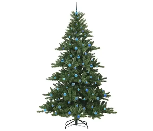 Kunstlik Kokkupandav Jõulupuu Koos 300 Led-Iga 240 Cm Pvc