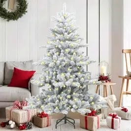 Mākslīgā Saliekamā Ziemassvētku Egle Su 150 Led 150 Cm Pvc Vidaxl Mākslīgā Saliekamā Ziemassvētku Egle Su 150 Led 150 Cm Pvc Vidaxl