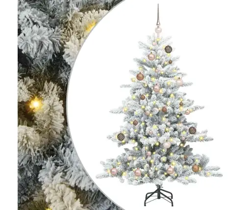 Dirbtinė Sulankstoma Kalėdų Eglutė Su 150 Led 150 Cm Pvc