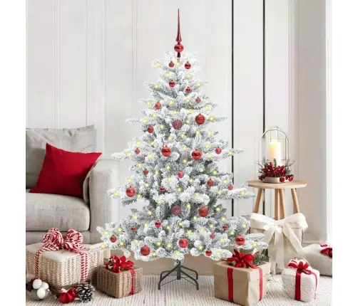 Kunstlik Kokkupandav Jõulupuu Koos 150 Led-Iga 150 Cm Pvc