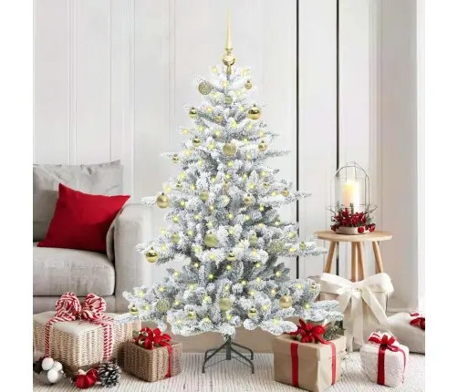Kunstlik Kokkupandav Jõulupuu Koos 150 Led-Iga 150 Cm Pvc