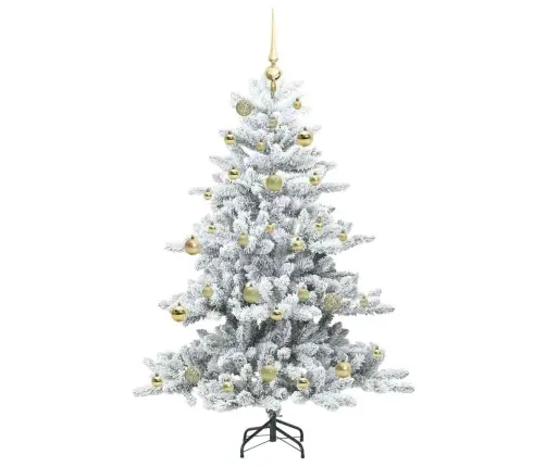 Kunstlik Kokkupandav Jõulupuu Koos 150 Led-Iga 150 Cm Pvc
