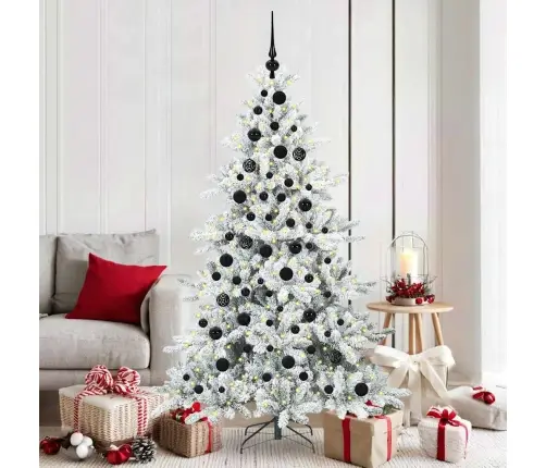 Mākslīgā Saliekamā Ziemassvētku Egle With Leds 180Cm Pvc Vidaxl