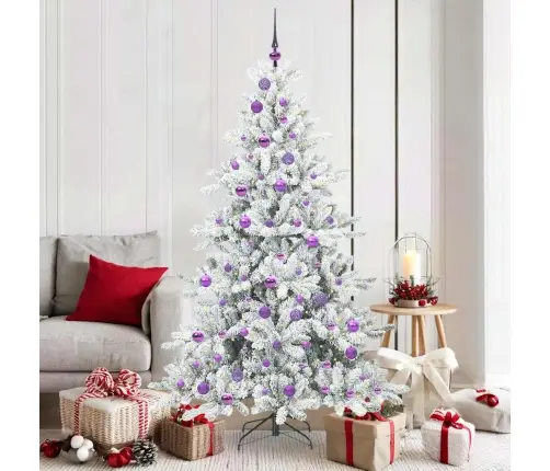 Kunstlik Kokkupandav Jõulupuu Koos 300 Led-Iga 180 Cm Pvc Kunstlik Kokkupandav Jõulupuu Koos 300 Led-Iga 180 Cm Pvc