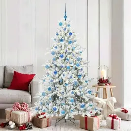 Mākslīgā Saliekamā Ziemassvētku Egle Su 300 Led 180 Cm Pvc Vidaxl