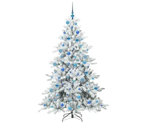 Mākslīgā Saliekamā Ziemassvētku Egle Su 300 Led 180 Cm Pvc Vidaxl