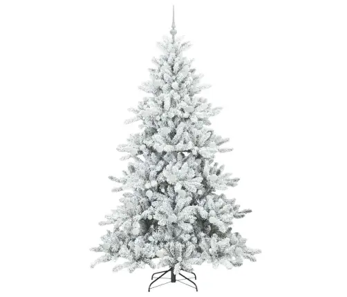 Kunstlik Kokkupandav Jõulupuu Koos 300 Led-Iga Valge 210 Cm Pvc