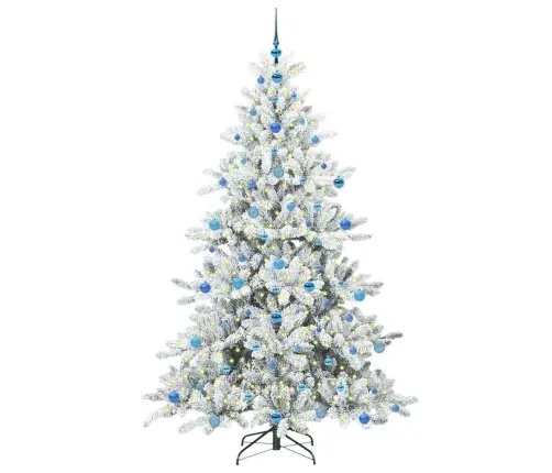 Mākslīgā Saliekamā Ziemassvētku Egle With Leds 210Cm Pvc Vidaxl