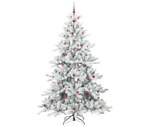 Kunstlik Kokkupandav Jõulupuu Koos 300 Led-Iga 240 Cm Pvc