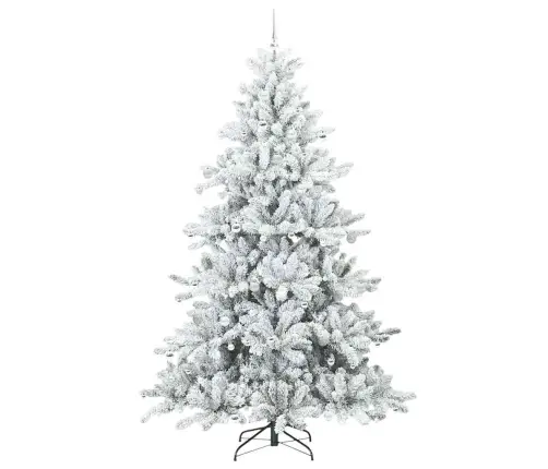 Kunstlik Kokkupandav Jõulupuu Koos 300 Led-Iga 240 Cm Pvc