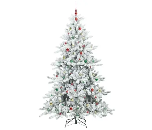 Kunstlik Kokkupandav Jõulupuu Koos 300 Led-Iga 240 Cm Pvc