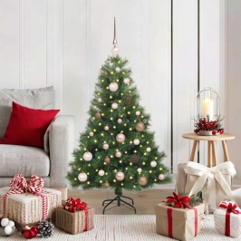 Mākslīgā Ziemassvētku Eglīte Su 150 Led Zaļa 120 Cm Pe Un Pvc Vidaxl
