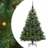 Tehisjõulupuu Koos 150 Led-Iga Roheline 120 Cm Pe Ja Pvc