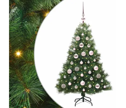 Mākslīgā Ziemassvētku Eglīte Su 150 Led Zaļa 120 Cm Pe Un Pvc Vidaxl