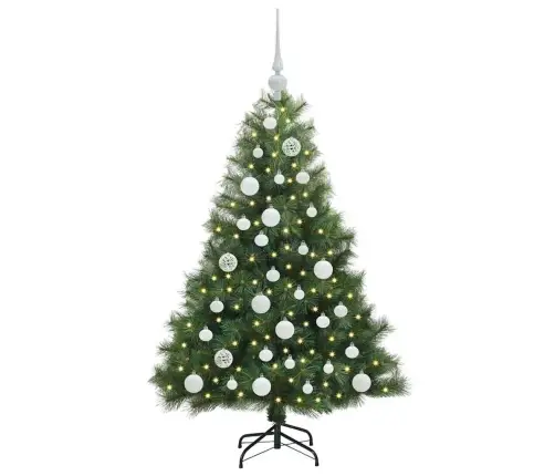 Mākslīgā Ziemassvētku Eglīte Su 150 Led Zaļa 120 Cm Pe Un Pvc Vidaxl