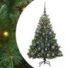 Mākslīgā Ziemassvētku Eglīte Su 150 Led Zaļa 120 Cm Pe Un Pvc Vidaxl
