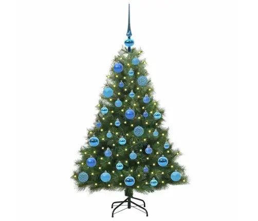 Mākslīgā Ziemassvētku Eglīte Su 150 Led Zaļa 120 Cm Pe Un Pvc Vidaxl