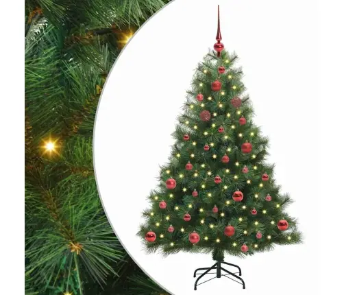 Mākslīgā Ziemassvētku Eglīte Su 150 Led Zaļa 150 Cm Pe Un Pvc Vidaxl