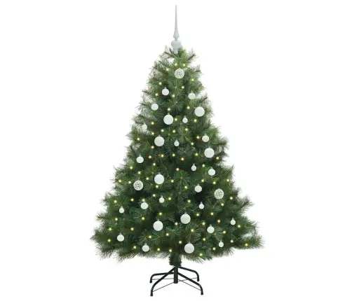 Mākslīgā Ziemassvētku Eglīte Su 150 Led Zaļa 150 Cm Pe Un Pvc Vidaxl