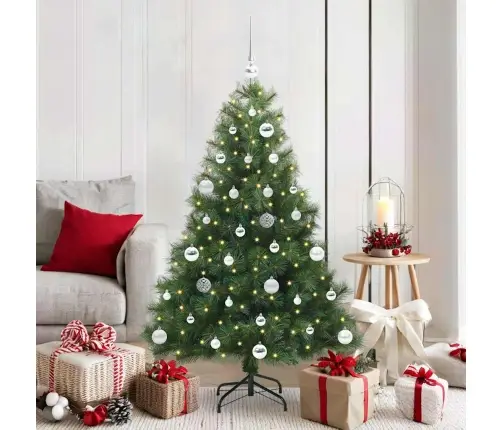 Tehisjõulupuu Koos 150 Led-Iga Roheline 150 Cm Pe Ja Pvc