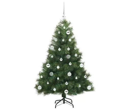 Tehisjõulupuu Koos 150 Led-Iga Roheline 150 Cm Pe Ja Pvc