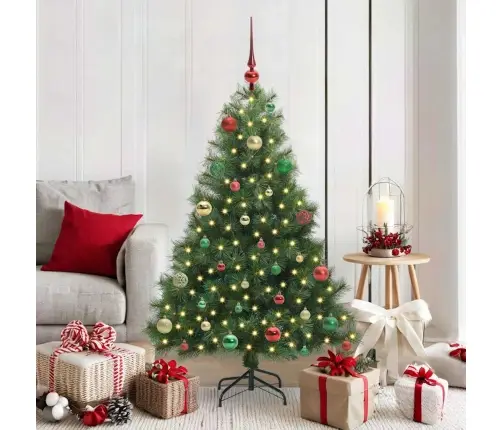 Mākslīgā Ziemassvētku Eglīte Su 150 Led Zaļa 150 Cm Pe Un Pvc Vidaxl