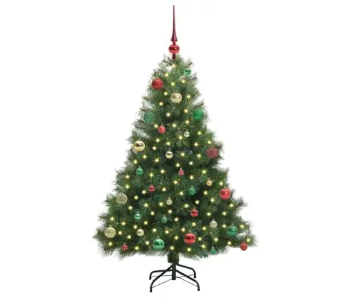 Mākslīgā Ziemassvētku Eglīte Su 150 Led Zaļa 150 Cm Pe Un Pvc Vidaxl