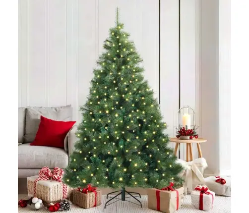 Mākslīgā Ziemassvētku Eglīte Su 300 Led Zaļa 180 Cm Pe Un Pvc Vidaxl