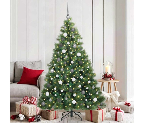 Mākslīgā Ziemassvētku Eglīte Su 300 Led Zaļa 180 Cm Pe Un Pvc Vidaxl