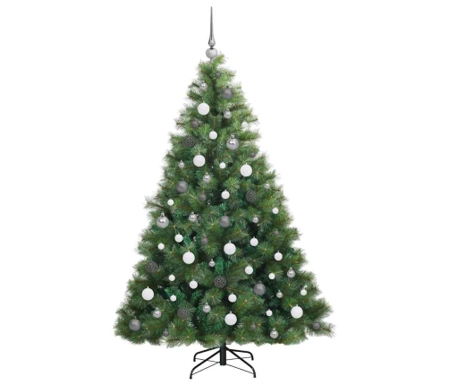 Mākslīgā Ziemassvētku Eglīte Su 300 Led Zaļa 180 Cm Pe Un Pvc Vidaxl